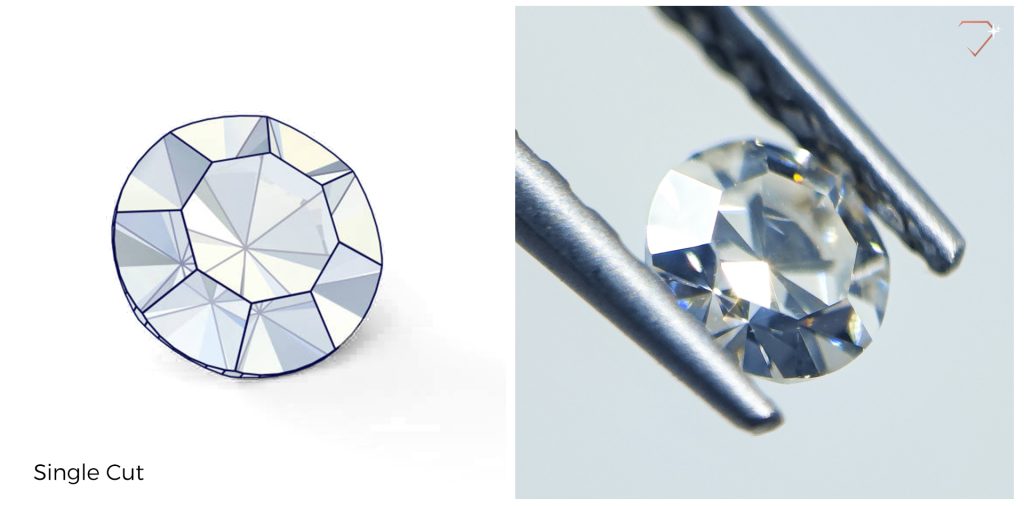 Single Cut Round Diamond