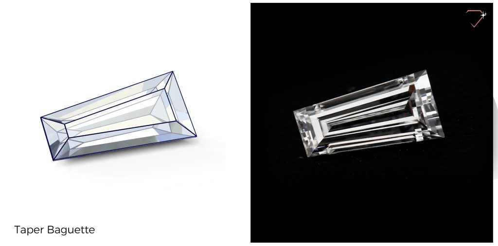 Taper Baguette Cut Diamond