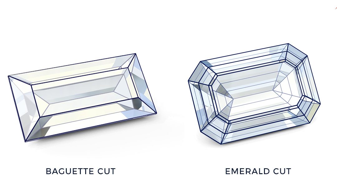 Difference Between Emerald and Baguette Cut Diamonds
