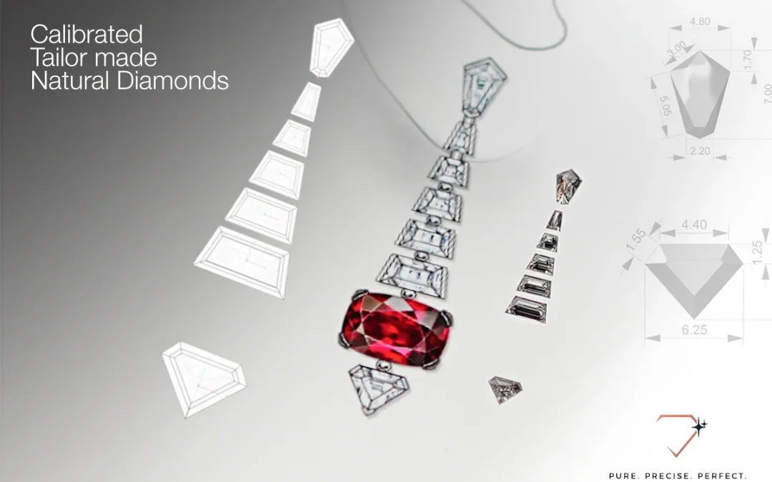 The Role of Calibrated Diamonds in Bespoke and High Jewelry.